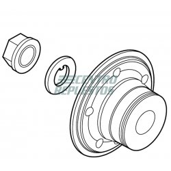 Rodamiento de rueda trasera MG350