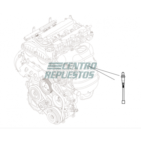 Sensor de oxígeno pre-catalítico MG3