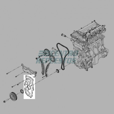 Tapa inferior de cadena MG350