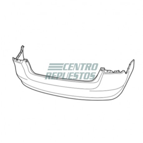 Parachoque trasero MG350