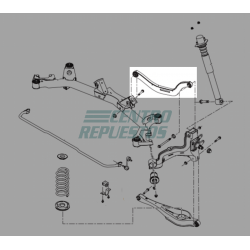 Bandeja trasera superior MG550